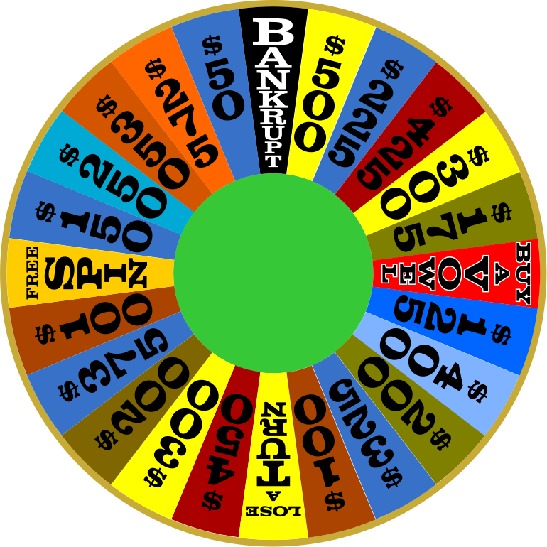 wheel of fortune game for the elders